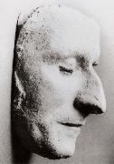 Thomas Pakenham His death mask in his alma mater oil painting